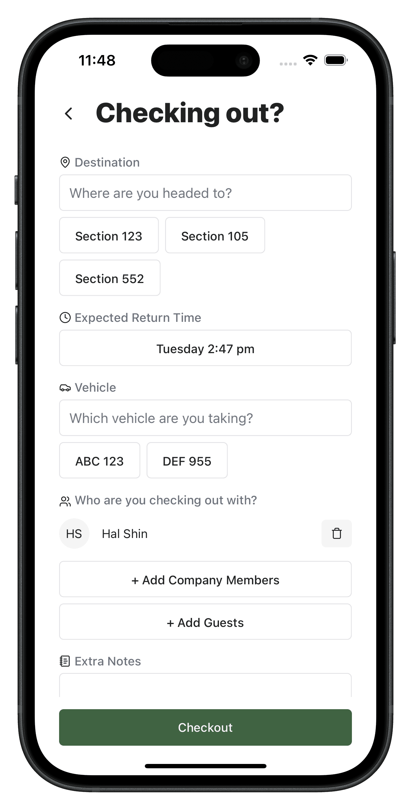 Simple Checkout Process